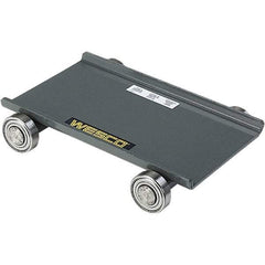 Wesco Industrial Products - 10,000 Lb Capacity Steel Machine Dolly - 11-3/4" Long x 8-1/2" Wide x 2-1/4" High, 2" Wheels - Makers Industrial Supply