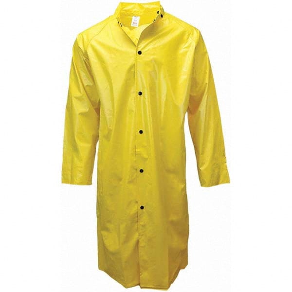 Neese - Size M Yellow Rain & Flame Resistant/Retardant Coat - Makers Industrial Supply