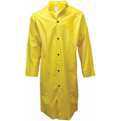 Neese - Size L Yellow Rain & Flame Resistant/Retardant Coat - Makers Industrial Supply