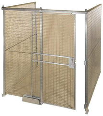 Folding Guard - 16' Long x 16" Wide, Welded Wire Room Kit - 3 Walls - Makers Industrial Supply