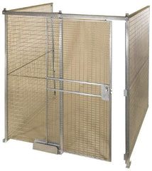 Folding Guard - 12' Long x 12" Wide, Welded Wire Room Kit - 3 Walls - Makers Industrial Supply