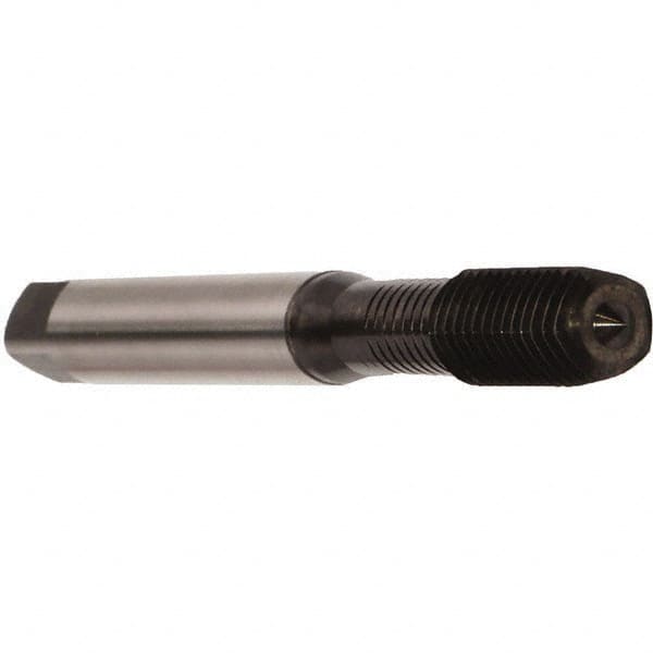 Emuge - M5x0.80 Metric 6HX Modified Bottoming Thread Forming Tap - Cobalt, Nitride Finish, 70mm OAL, 15mm Thread Length, Right Hand Thread, Series Druck - Makers Industrial Supply