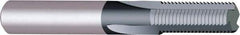 Vargus - #8-36 Thread, 1/8" Shank Diam, TiAlN Coating, Solid Carbide Straight Flute Thread Mill - 3 Flutes, 1.654" OAL, #8 Min Noml Diameter - Makers Industrial Supply