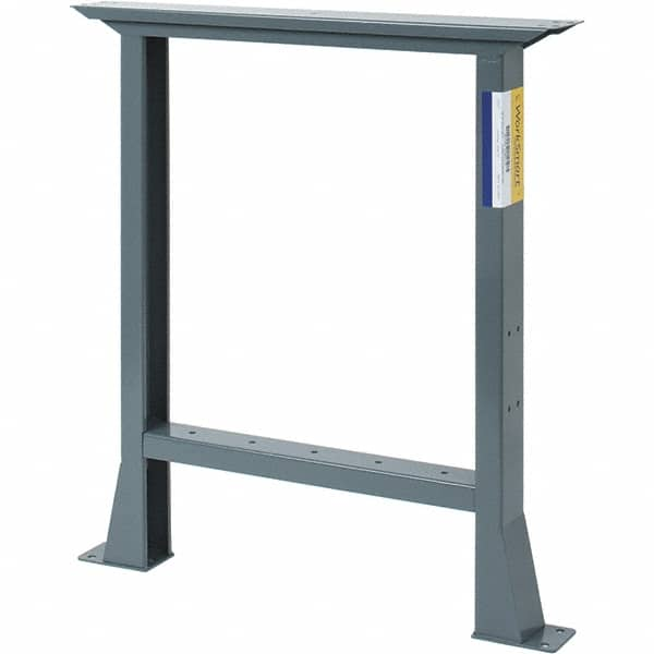 Value Collection - Workbench & Workstation Flared Fixed Leg - 32" High, Use with Workbenches - Makers Industrial Supply