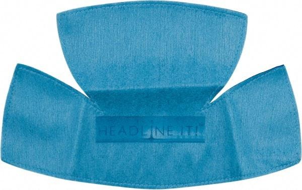 HeadlineIt! - Viscose/Polyester Hard Hat Liner - Blue, Compatible with All Hard Hats - Makers Industrial Supply