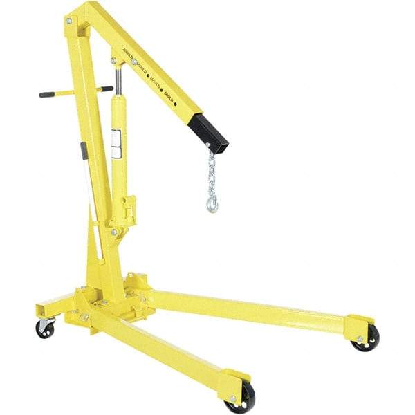 Vestil - 2,000 Lb Load Capacity, Steel Shop Crane - 3' 29/32" Span - Makers Industrial Supply