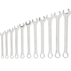 STANLEY® 11 Piece Full Polish Metric Combination Wrench Set – 12 Point - Makers Industrial Supply