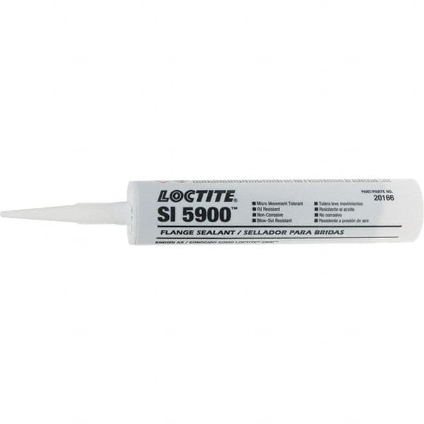 Loctite - 300 mL Cartridge Black Silicone Sealant - 5900 300ML EN LOCTITE RTV FLX FLNGESLNT - Makers Industrial Supply