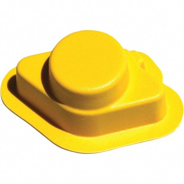 Made in USA - Flame Retardent ABS Housing Plastic Bearing Flange Mount - 2-11/16" Wide x 2-7/8" Outside Diam - Makers Industrial Supply