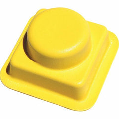 Made in USA - Flame Retardent ABS Housing Plastic Bearing Flange Mount - 3-1/4" Wide x 3-7/16" Outside Diam - Makers Industrial Supply