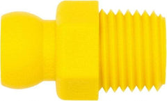 Loc-Line - 1/4" Hose ID, Male to Female Coolant Hose Connector - 1/4" NPT, For Loc-Line Modular Hose Systems - Makers Industrial Supply