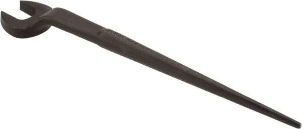 Proto - 2" Standard Spud Handle Open End Wrench - 23-1/4" OAL, Single End, Black Finish - Makers Industrial Supply