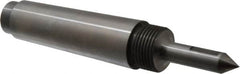 Riten - 1/2" Head Diam, Steel Long Point Solid Dead Center - 4MT Morse Taper, 1/2" Point Diam, 2" Point Length, 2-5/8" OAL - Makers Industrial Supply