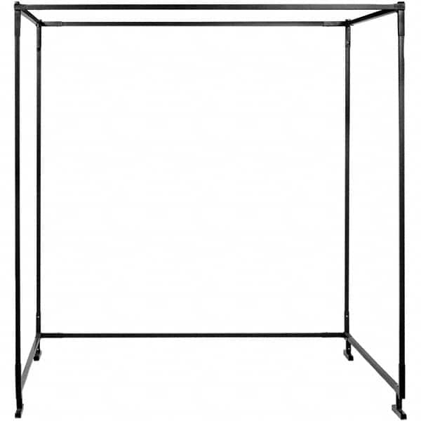 Steiner - 6' High x 6' Wide, Black Welding Screen Frame - Use with Protect-O-Screen HD Welding Booth - Makers Industrial Supply