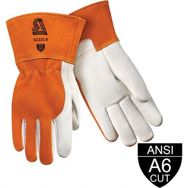 Steiner - Welder's & Heat Protective Gloves Type: Welding Glove Size: Large - Makers Industrial Supply