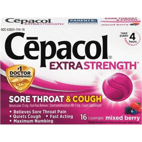 Cepacol - Mixed Berry Flavor Cough Drop Lozenges - Sore Throat Relief - Makers Industrial Supply