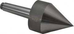 Riten - MT4 Taper Shank, Live Center - 3-1/2" Point Diam, 4-15/16" Point Len, 1,500 Lb Max Workpc, Pipe Nose Point - Makers Industrial Supply