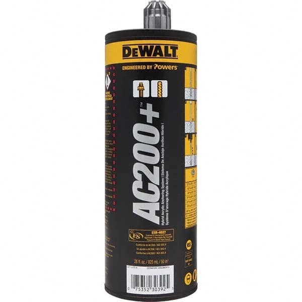 DeWALT Anchors & Fasteners - Anchoring Adhesives Adhesive Material: Acrylic Volume (fl. oz.): 28.00 - Makers Industrial Supply