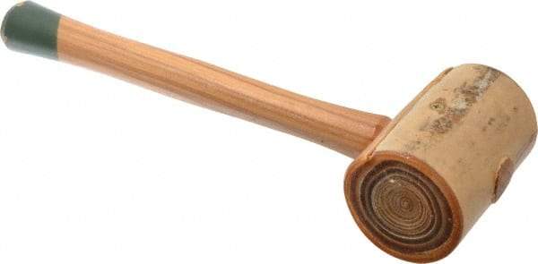 Garland - 2-1/2 Lb Head Weighted Rawhide Mallet - 14" Long Wood Handle - Makers Industrial Supply