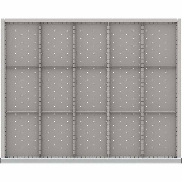 LISTA - 15-Compartment Drawer Divider Layout for 3.15" High Drawers - Makers Industrial Supply