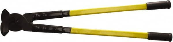 H.K. Porter - 25-1/2" OAL, 750 MCM Capacity, Cable Cutter - Oval Head, Rubber Grips Handle - Makers Industrial Supply