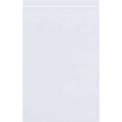 Pack of (500), 6 x 20″ 4 mil Reclosable Poly Bags Clear