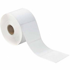 Value Collection - Pack of 12 Rolls, 735 Labels per Roll, 2-1/4" x 2" White Paper Thermal Labels - Makers Industrial Supply