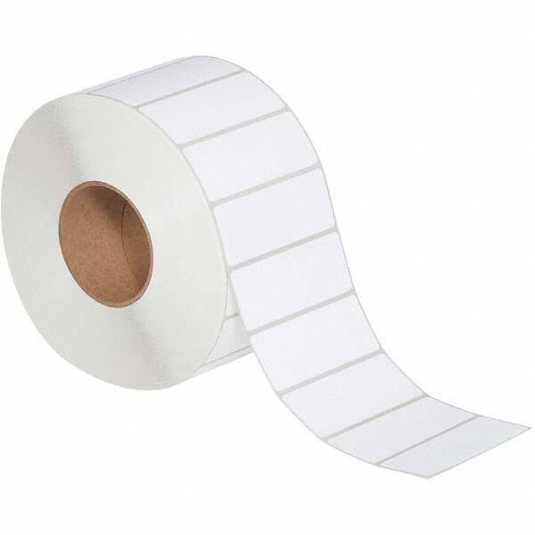 Value Collection - Pack of 4 Rolls, 3,850 Labels per Roll, 4" x 1-1/2" White Topcoated Facestock Thermal Labels - Makers Industrial Supply