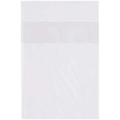 Value Collection - Pack of (2000), 7 x 7" 1 mil Flap Lock Poly Bags - Makers Industrial Supply