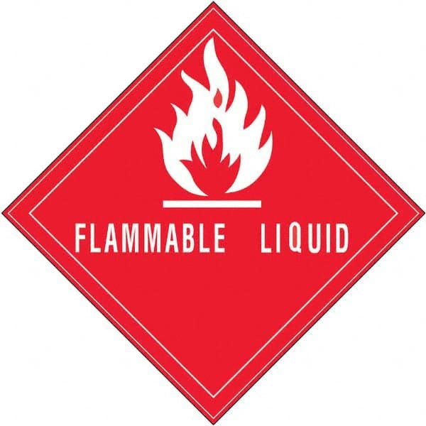 Tape Logic - Shipping Label, Header: Flammable Warning - Makers Industrial Supply