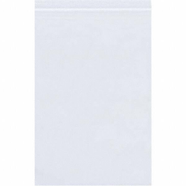 Value Collection - Pack of (1000), 4 x 20" 4 mil Reclosable Poly Bags - Makers Industrial Supply