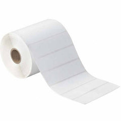 Value Collection - Pack of 12 Rolls, 1,310 Labels per Roll, 4" x 1" White Paper Thermal Labels - Makers Industrial Supply