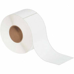 Value Collection - Pack of 4 Rolls, 500 Labels per Roll, 4" x 12" White Matte Coated Facestock Thermal Labels - Makers Industrial Supply