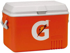 Gatorade - 48 Qt Ice Chest - Plastic, Orange/White - Makers Industrial Supply