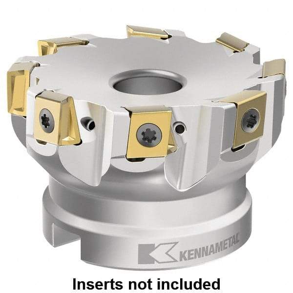 Kennametal - Indexable Square-Shoulder Face Mills Cutting Diameter (mm): 100.00 Cutting Diameter (Decimal Inch): 3.9370 - Makers Industrial Supply