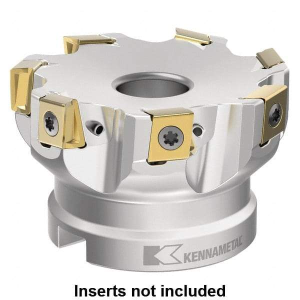 Kennametal - Indexable Square-Shoulder Face Mills Cutting Diameter (mm): 50.00 Cutting Diameter (Decimal Inch): 1.9685 - Makers Industrial Supply