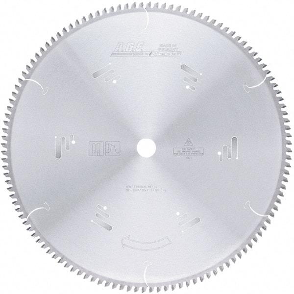 Amana Tool - 18" Diam, 1" Arbor Hole Diam, 120 Tooth Wet & Dry Cut Saw Blade - Carbide-Tipped, Clean Action, Standard Round Arbor - Makers Industrial Supply