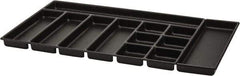 Kennedy - Tool Box Durable ABS Plastic Organizer - 30" Wide x 18-1/2" Deep x 2" High, Black, For 34" Cabinets - Makers Industrial Supply