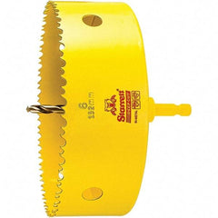 Starrett - 6" Diam, 2" Cutting Depth, Hole Saw - High Speed Steel Saw, Toothed Edge - Makers Industrial Supply