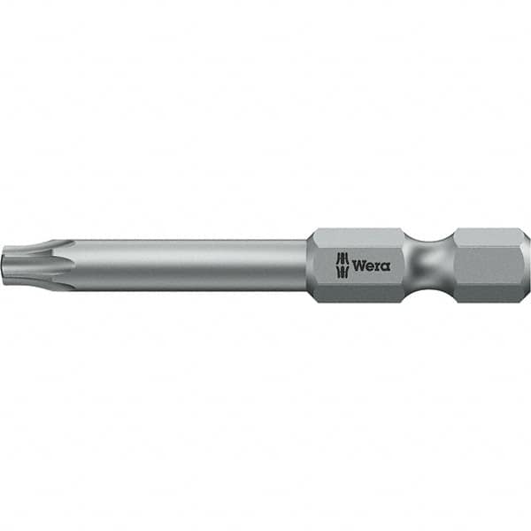 Wera - 6mm Drive IPR3 Tamperproof Torx Screwdriver Bit - 50mm OAL, Power Bit - Makers Industrial Supply