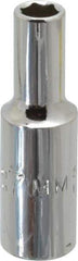 Proto - 3/8" Drive, Deep Hand Socket - 6 Points, 2-1/8" OAL, Chrome Finish - Makers Industrial Supply