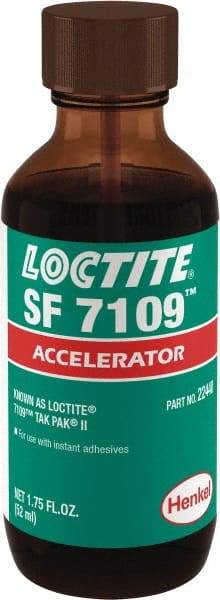 Loctite - 1.75 Fl Oz, Adhesive Activator - Makers Industrial Supply