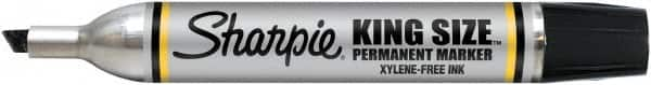 Sharpie - Black Permanent Marker - Chisel Tip, AP Nontoxic Ink - Makers Industrial Supply