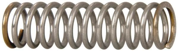 Value Collection - 0.42" OD, 1-1/2" Free Length, Compression Spring - 19.27 Lb Spring Rating - Makers Industrial Supply