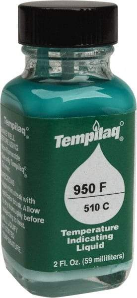 Tempil - 950°F Temp Indicating Liquid - 2 Ounce Container, 510°C - Makers Industrial Supply