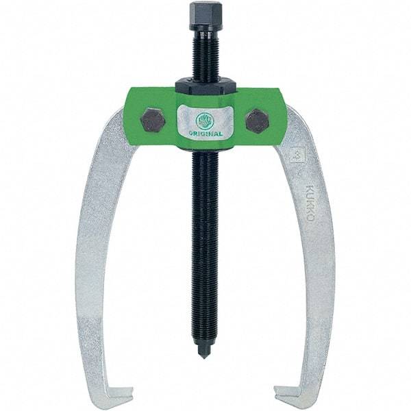 KUKKO - 2 Jaw, 1/2" to 6-3/8" Spread, 6-1/2 Ton Capacity, Jaw Puller - For Bearings, Gears, Discs - Makers Industrial Supply