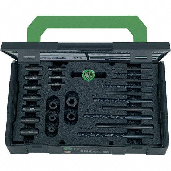 KUKKO - Bolt Extractor Sets Tool Type: Bolt & Screw Extractor Size Range (Inch): 1/4 - 5/8 - Makers Industrial Supply