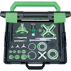 KUKKO - 38 Piece, 3/8 to 3-7/8" Spread, Blind Hole Puller Set - 2 Bolts, 14 Jaws, 6-3/16" Reach - Makers Industrial Supply