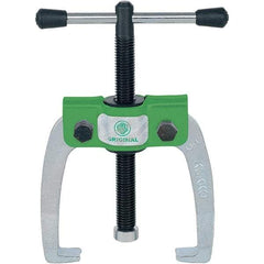 KUKKO - 2 Jaw, 1/4" to 2-3/8" Spread, 1 Ton Capacity, Jaw Puller - 2" Reach, For Bearings, Gears, Discs - Makers Industrial Supply