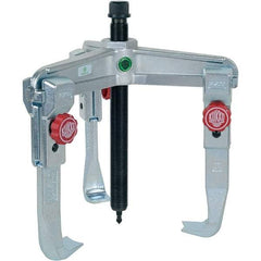 KUKKO - 3 Jaw, 1-1/2" to 9-7/8" Spread, 11 Ton Capacity, Reversible Puller - 7-7/8" Reach, For Bearings, Gears, Discs, Bushings, Seals - Makers Industrial Supply